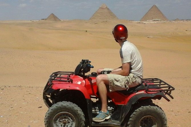 1 Hour ATV at Giza Pyramids from Cairo - Price, private service, and what the $30 covers