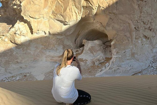 2-Day Egypt Desert Rose Tour - Old White Desert: mushrooms, tents, and playful geology