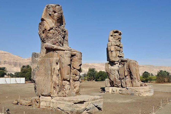 2 Day Trip from Hurghada to Luxor with Lunch Small Group - The Colossi of Memnon: a short stop with a big view