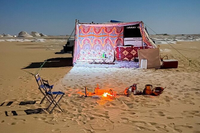 2 Days 1 Night to White and Black Desert from Cairo or Giza - El-Haiz village, spring swimming, and lunch