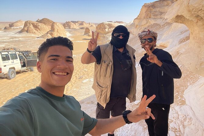 2 Days 1 Night to White and Black Desert from Cairo or Giza - Campfire dinner beneath the White Desert sky