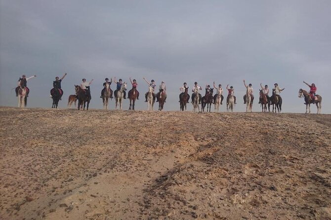 2 hours Horse Riding on The Sea and Desert- Hurghada - The first hour across dry, rocky ground