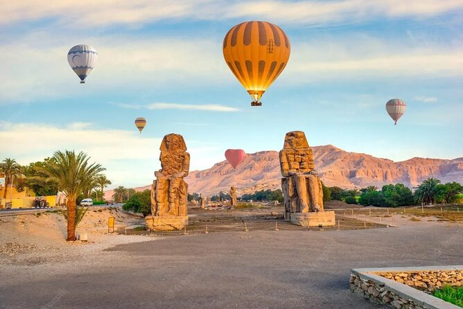 2-Night Nile Cruise to Aswan from Luxor with Hot Air Balloon ride - Sunrise over Luxor from a hot air balloon