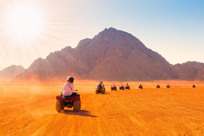 3-Hour Desert Quad Bike in Hurghada Desert - At the quad station, the briefing is short