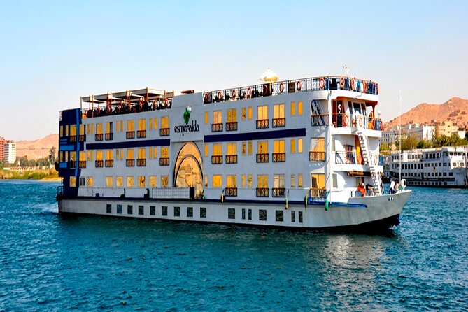 4-Day Nile Cruise sails Aswan to Luxor&Abu Simbel.Hot air Balloon - Philae Temple, an island sanctuary saved from the water