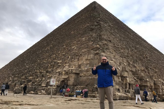 4 Hour Giza Pyramids & Sphinx Tour - Khufu’s Pyramid, the first major stop