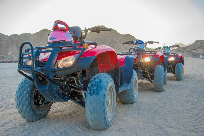 5 hours Quadbike Safari in Hurghada - The return quad ride and sunset atmosphere