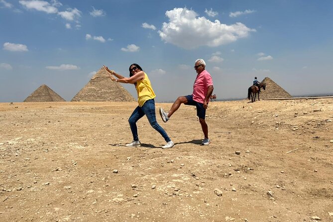 8-Hours Private Guided Tour in Giza , Egyptian Museum & Market with Lunch - One hour at Khan Al-Khalili