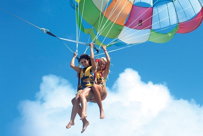Adventure Parasailing Fly High Experience - Hurghada - The parasail ascent to 40 or 50 meters