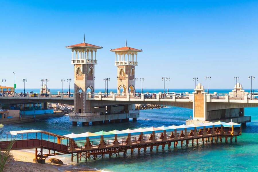 Alexandria: Library, Amphitheater & Citadel Tour - St. Mark Church and the old city center