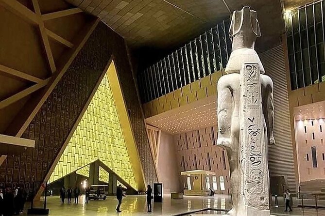 All in one Giza Pyramids, Sphinx, Camel and Grand Egyptian Museum - Meeting Khufu, the Great Pyramid