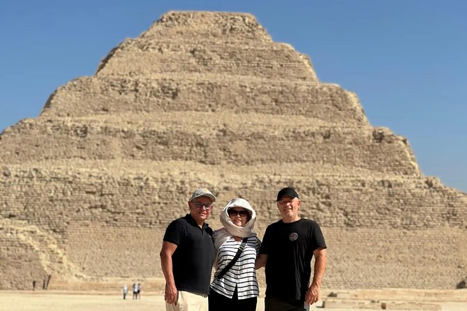 All in one Giza Pyramids, Sphinx, Camel, Grand Egy Museum & Lunch - Seeing the Grand Egyptian Museum from court to gallery