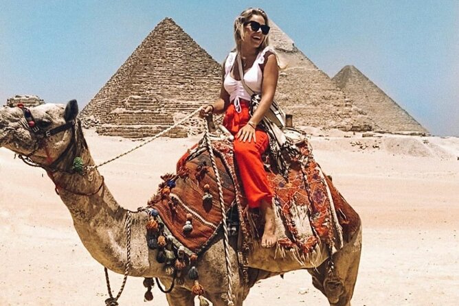 All INC- Pyramids,Camel Ride،(1 hour) four wheeler (ATV)& Lunch - The three pyramids: Khufu, Khafre, and Menkaure