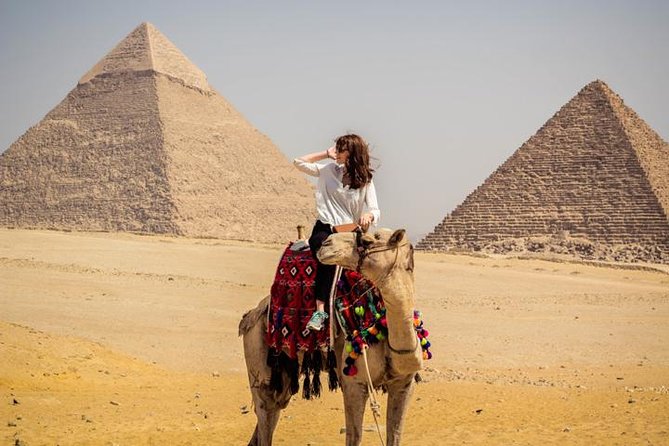 All inclusive 12 Hrs Giza Pyramids, Sphinx Egyptian museum Market Dinner cruise - What the Guides and Drivers Add