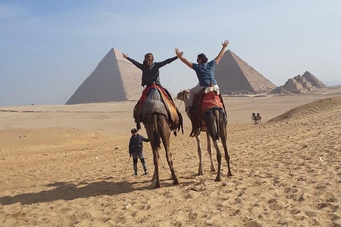 All Inclusive Private Cairo Layover Tour from Cairo Airport - The Pyramids of Giza: three monuments, one huge opening act