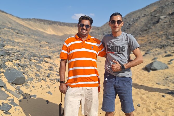 All inclusive Private Overnight Camping in White and Black desert - The long morning road to Bahariya Oasis