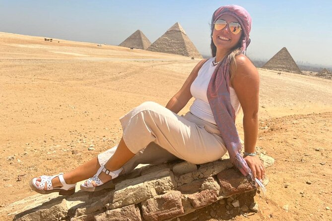 All inclusive Private Tour Giza Pyramids Sphinx ,Camel Ride and Lunch - The Great Sphinx in a short 20-minute stop