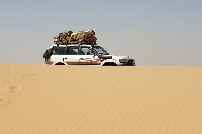 All inclusive Safari trip white & black desert oasis from Cairo - Sandboarding and rock formations in Agabat Valley
