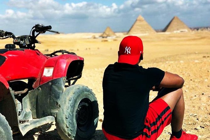 All inclusive Tour Giza Pyramids Sphinx Quadbike Camels Lunch - The Sphinx and Valley Temple
