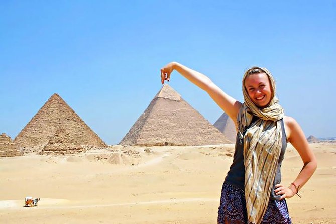 All inclusive Tour Giza pyramids, Sphinx, sakkara, Dahshur,Camel - Dahshur shows pyramid design in progress