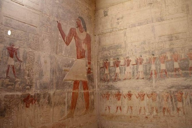All Saqqara treasures (Pyramids and Tombs) and the underground Serapeum - Entering the Pyramid of Unas