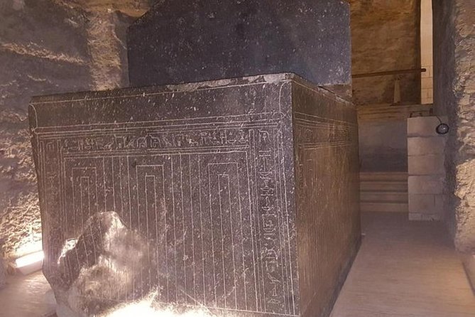 All Saqqara treasures (Pyramids and Tombs) and the underground Serapeum - What the private format adds
