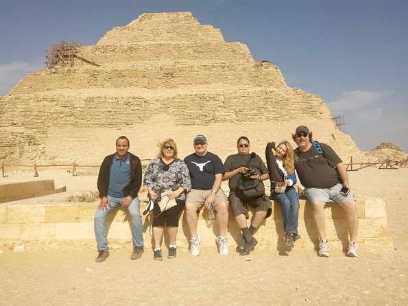Amazing Day Tour to Saqqara,memphis,Giza Pyramids & Sphinx 2025 - From Cairo hotel pickup to the Giza Plateau