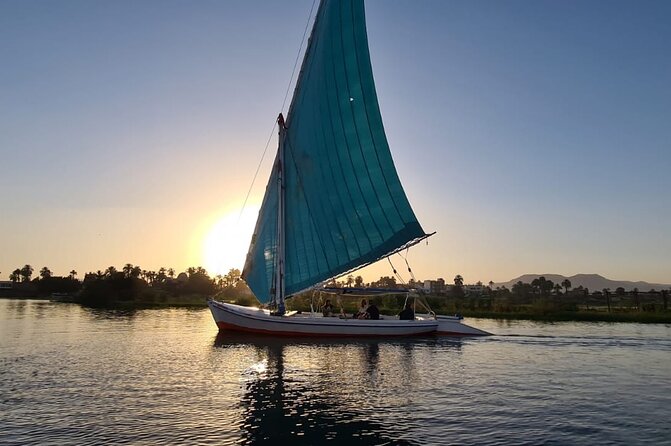 Amazing Sunset sailing by Felucca in Luxor -2 Hours (Private) - The first hour, river views on both banks