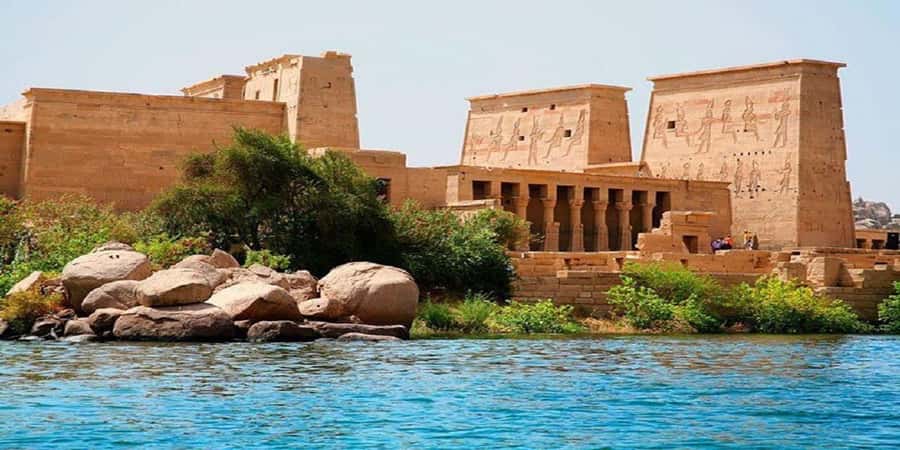Aswan: High Dam, Unfinished Obelisk, Philae & Nubian Village - Philae Temple, an island sanctuary saved from the Nile