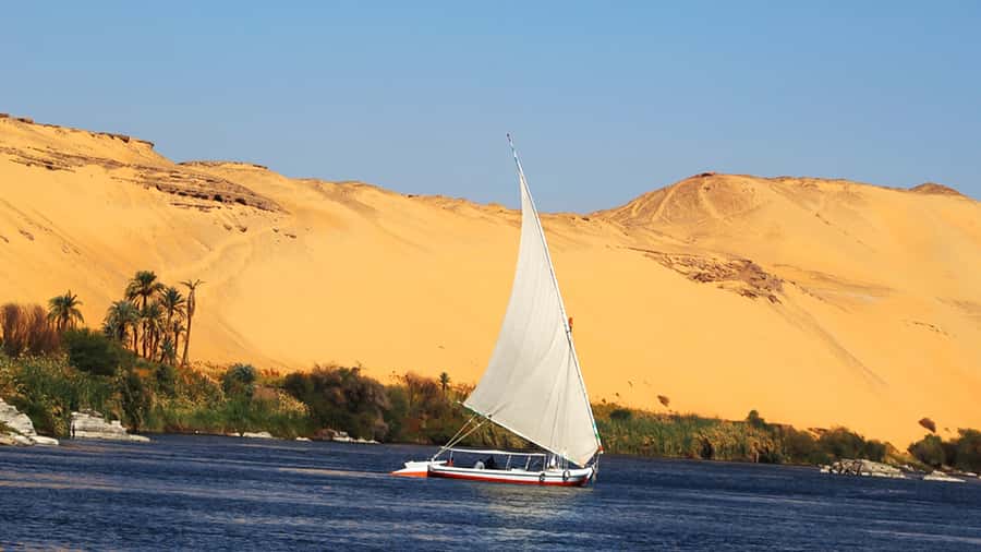 Aswan Private Felucca Ride: Sail Around Elephantine Island. - What Happens When the Wind Fails