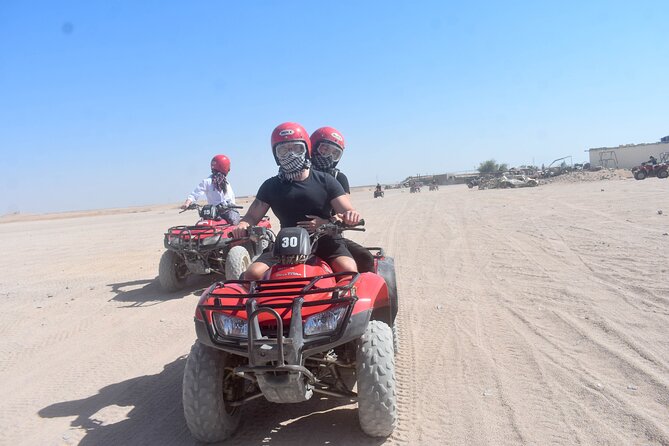 ATV Guided Quad 3 Hours in Desert - The Bedouin village adds a human element