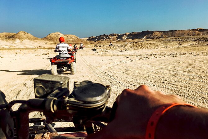 ATV Quad Bike Desert Adventure & Camel Ride from Hurghada - Leaving Hurghada for the Red Sea desert