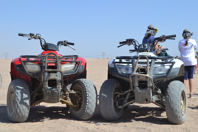 ATV Quad Bike Safari & Camel Ride With Transfer - Hurghada - Riding through the Red Sea desert