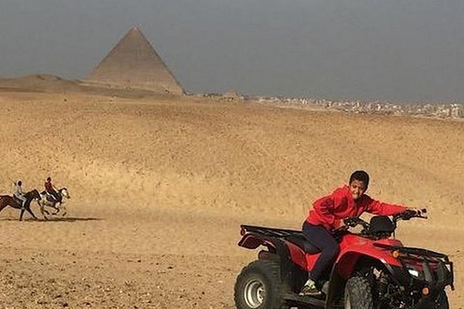 Best Adventure Tours Visit Giza Pyramids and ATV Quad Bike Ride in Desert - Guide quality and the value of a private group