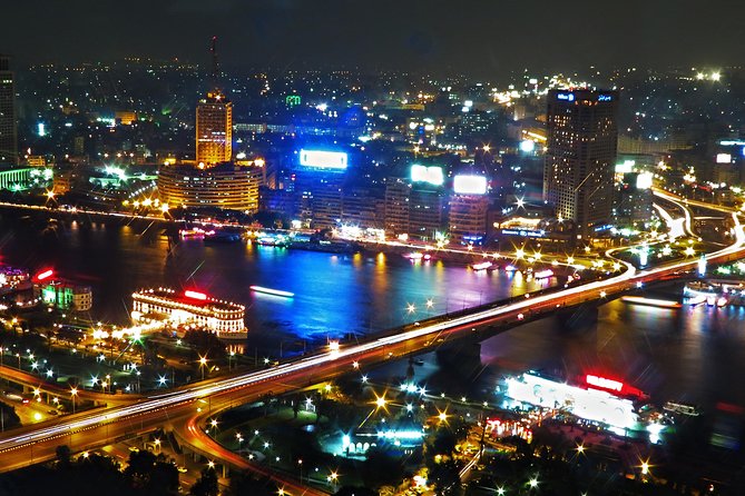 Best Private Cairo by Night Tour - Qasr El Nil Bridge and the Nile after dark