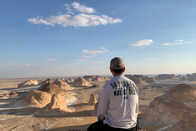 Black and White Desert and Bahariya Oasis Tour 2 Days 1 Night - The White Desert at sunset