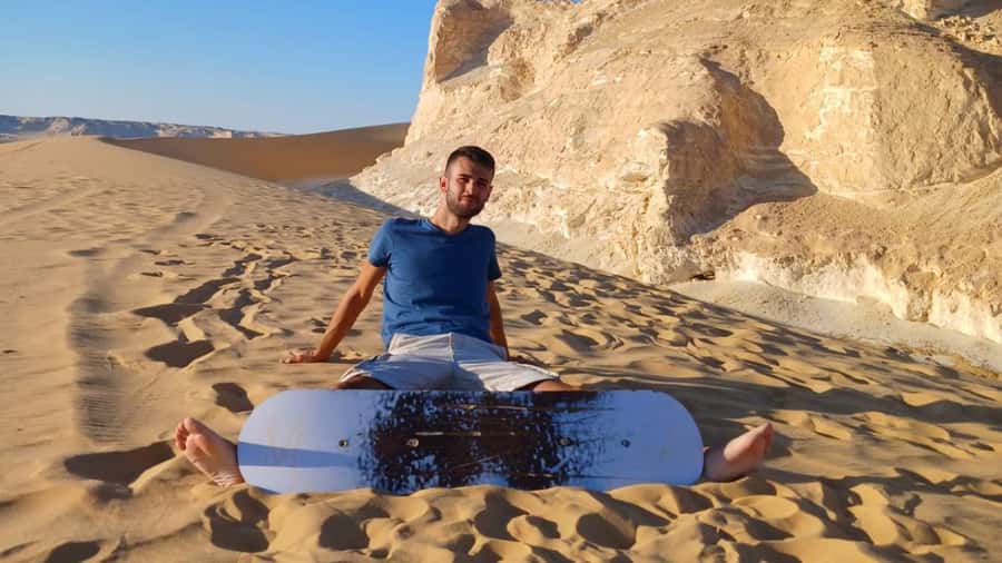 Cairo: 2-Day Bahariya & White Desert Private Camp Adventure - The New White Desert and a night beside the rocks