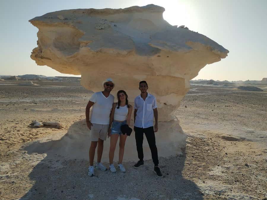 Cairo: Bahariya Oasis & White Desert A Private Day Adventure - White Desert formations and the New White Desert