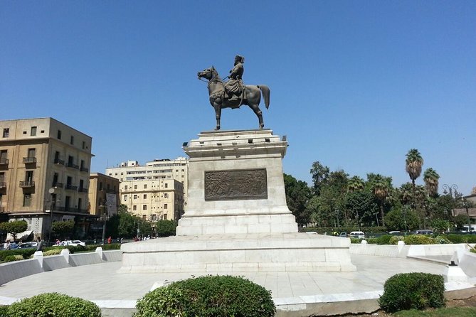 Cairo City Tour with Cairo Tower - Talaat Harb Square and downtown architecture