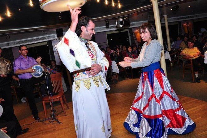 Cairo Dinner Cruise show with belly dancer show on Nile river - What the river views add after dark