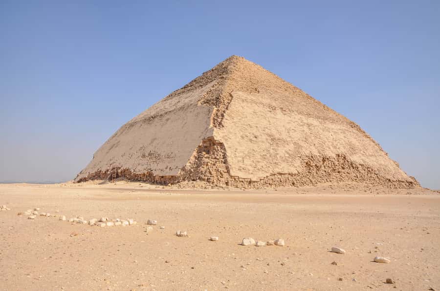 Cairo: Djoser, Bent Pyramid & Memphis Day Trip - Dahshur and the Bent Pyramid’s strange shape