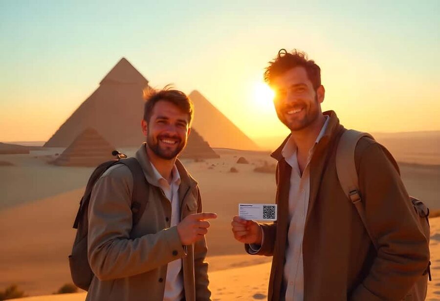 Cairo: Giza Pyramids Skip-the-Line Fast Entry Pass - Seeing the three pyramids of Giza
