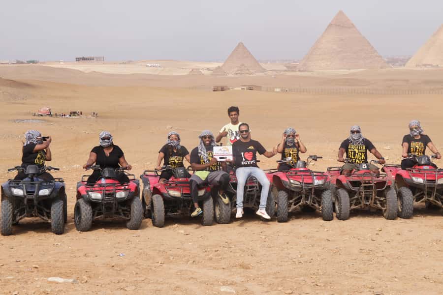 Cairo: Giza Pyramids Tour with Quad Bike Safari & Camel Ride - The guide and driver shape the day