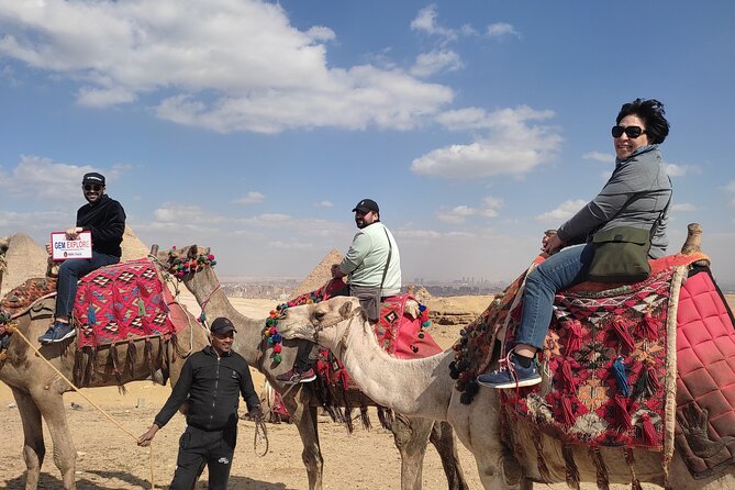 Cairo Layover Giza Pyramids & Sphinx with private tour Guide - The panoramic viewpoint and camel ride option