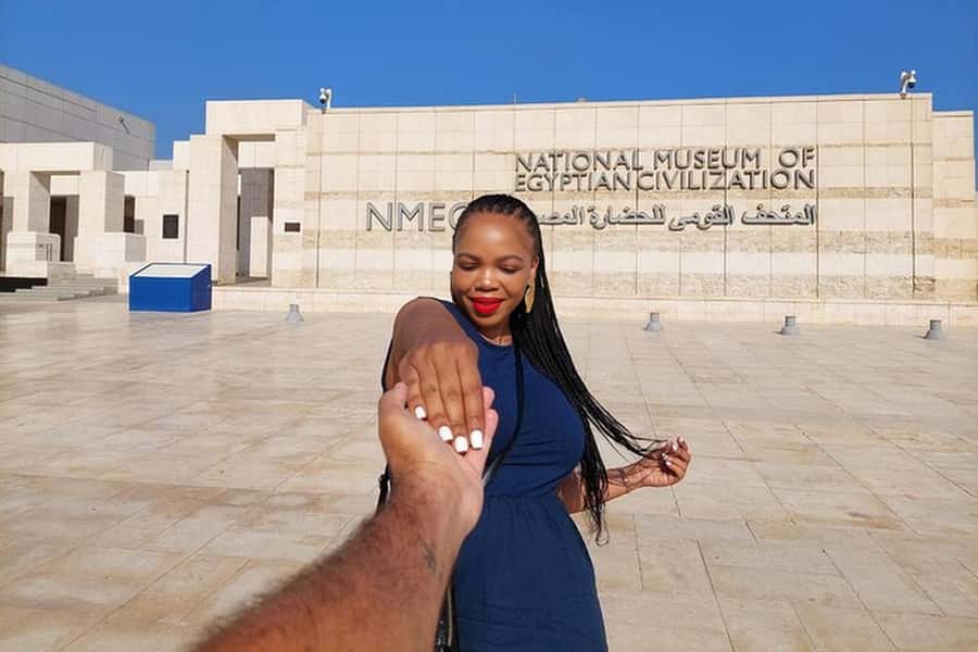 Cairo: National Museum of Egyptian Civilization Guided Tour - Entering the museum and meeting your guide