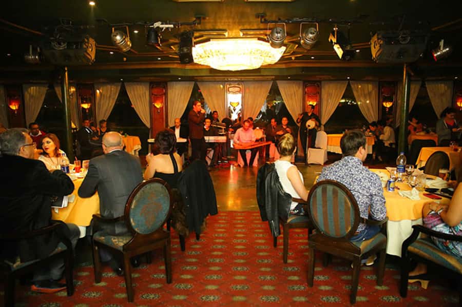 Cairo: Nile Maxim Luxurious Dinner Cruise with Dance Show - What the Guide Service Adds