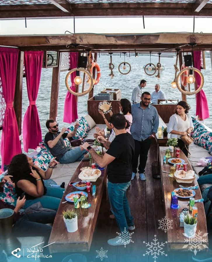 Cairo: Private Felucca Ride with Dinner and Drinks - Ahmed, Youssef, Hany, and a crew that joins the fun