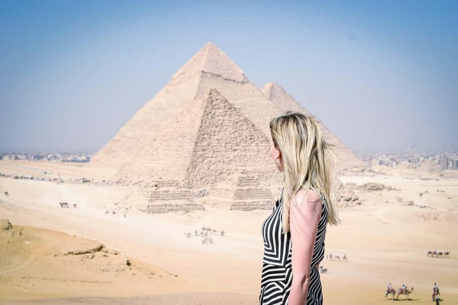 Cairo: Private Giza Pyramids, Sphinx, Saqqara & Memphis Tour - Memphis and the fallen statue of Ramesses II