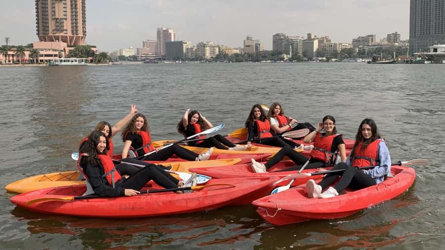 Cairo: Private Nile Kayaking Adventure with hotel transfers. - Two hours on the ancient river