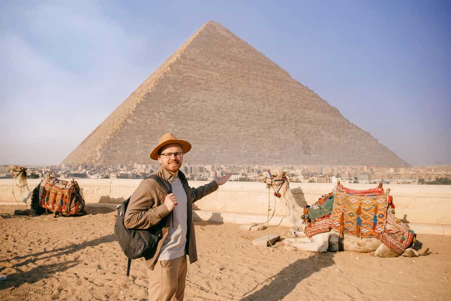 Cairo: Pyramids and Sphinx Tour with River Nile Felucca Ride - The Pyramids of Giza: three monuments, one huge first impression